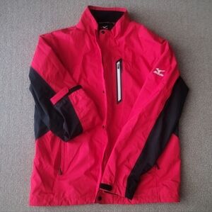 Mizuno Impermalite Hyper Rain Jacket-  Golf. Men's Size XL, red and black